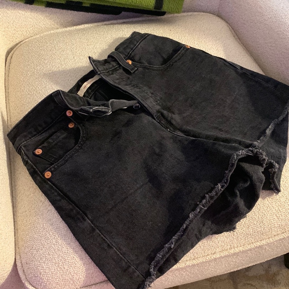 Levi’s Black Denim shorts